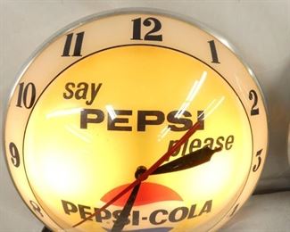 VIEW 3 16IN PEPSI PLEASE CLOCK