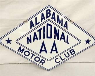 PORC. DS NATIONAL AA MOTOR CLUB SIGN