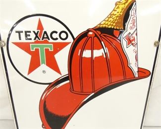 VIEW 3 PORC. TEXACO PUMP PLATE