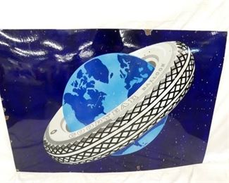 PORC.CONVEX GOODYEAR SIGN