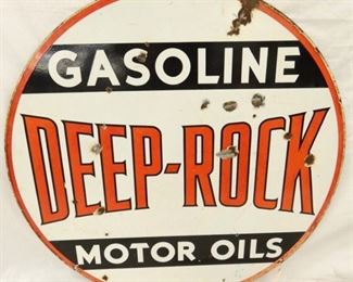 PORC. DS DEEP ROCK 48IN OIL SIGN