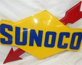 PLASTIC EMB. SUNOCO INCERT SIGN