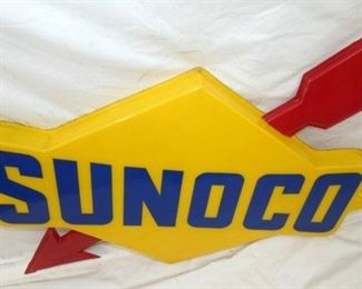 VIEW 3 PLASTIC EMB. SUNOCO SIGN