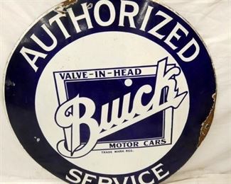 PORC. AUTHORIZED BUICK DEALER SIGN