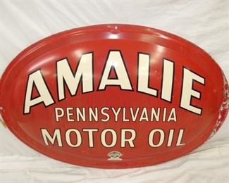 AMALIA CONVEX MOTOR OIL SIGN