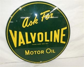 VIEW 3 SIDE 2 30IN VALVOLINE SIGN