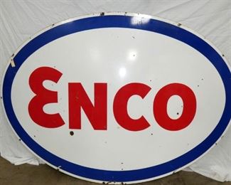 PORC. 90X60 ENCO STATION SIGN