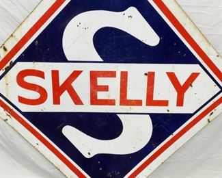 VIEW 3 PORC. SKELLY SIGN