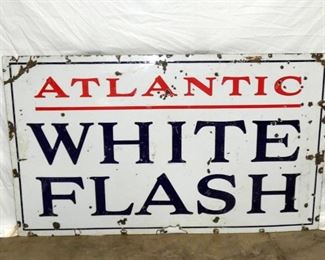 PORC. ATLANTIC WHITE FLASH SIGN