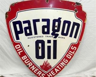 PORC. PARAGON OIL SHIELD SIGN