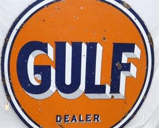 5FT. PORC. DS GULD DEALER SIGN