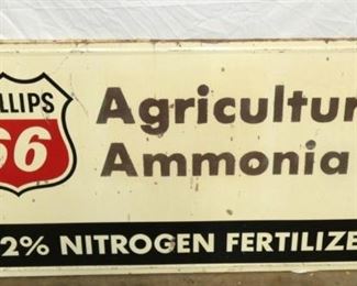 PHILLIPS 66 AGRICULTURAL AMMONIA SIGN