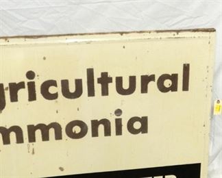 VIEW 3 SELF FRAMED FERTILIZER SIGN