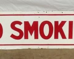 HEAVY METAL STANDARD NO SMOKING SIGN