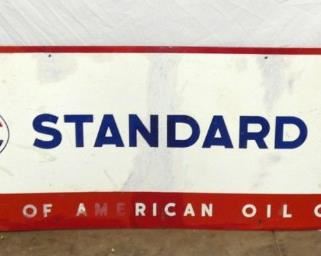 PORC. STANDARD OIL 96X28 SIGN