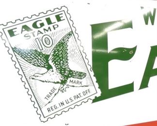 VIEW 2 CLOSEUP W/ EAGLE STAMP