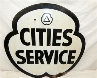PORC. DS CITIES SERVICE 48X46 SIGN