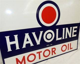 VIEW 3 1958 HAVOLINE MOTOR OIL SIGN