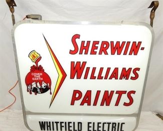 SHERWIN WILLIAMS PAINTS LIGHTUP SIGN