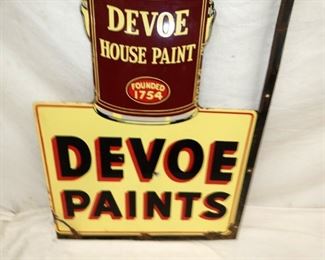 VIEW 3 PORC. DEVOE PAINTS SIGN
