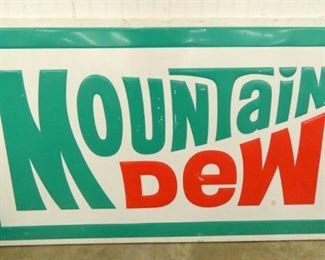 EMB. MOUNTAIN DEW SIGN 58X34