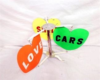 VIEW 3 CARS SPINNER SIGN