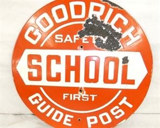 20IN PORC. GOODRICH SCHOOL FIRST SIGN