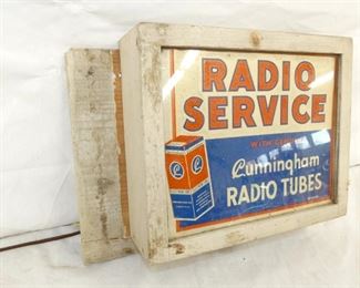 VIEW 3 RADIO SERVICE LIGHTUP SIGN