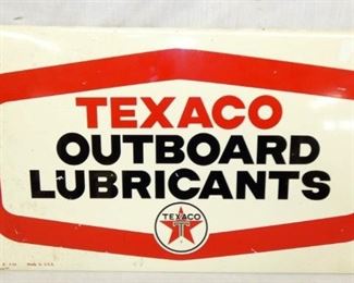 16X9 TEXACO OUTBOARD LUBRICANTS SIGN 