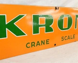 VIEW 3 PORC. KRON CRANE SIGN 