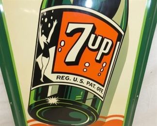 VIEW 4 EMB. 7UP SIGN W/BOTTLE