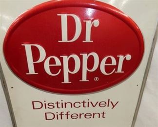 VIEW 6 18X54 RARE EMB. DR. PEPPER SIGN