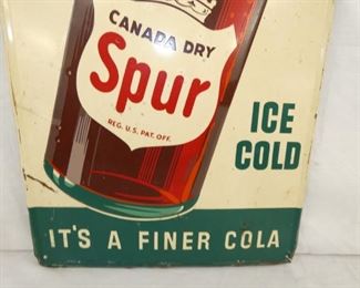 VIEW 3 BOTTOM VIEW SPUR SIGN