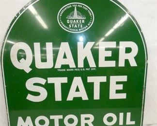 QUAKER STATE THOMBSTONE SIGN