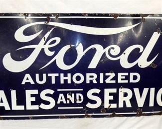 PORC. FORD AUTHORIZED DEALER SIGN