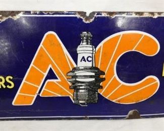 PORC. 21X9 AC SPARK PLUG SIGN