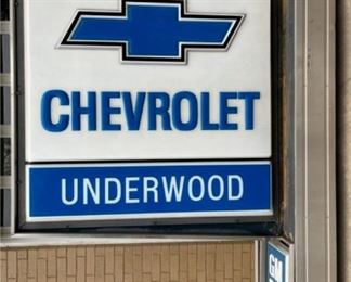 CHEVROLET DEALER SIGN