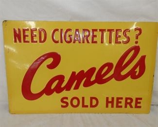CAMELS SOLD HERE SIGN 22X14