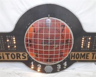 RARE EARLY MEDART 1940'S SCORE BOARD