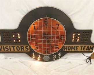 VIEW 3 LIGHT UP EARLY SCORE BOARD SIGN