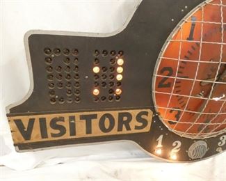 VIEW 6 VISITORS SIGN