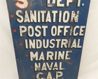 VIEW 5 WOODEN SIGN 24X72