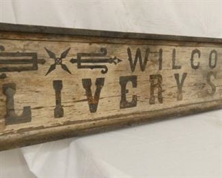VIEW 3 RARE WOODEN ORIG. SIGN