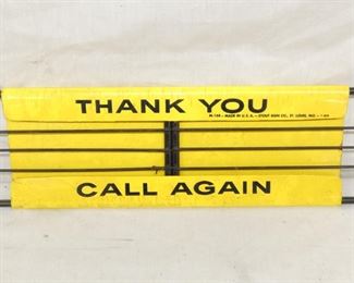 VIEW 4 30X5 THANK YOU CALL AGAIN