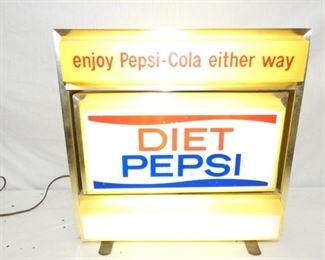 EARLY PEPSI STORE COUNTER SPINNER SIGN