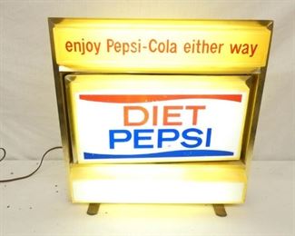 VIEW 3 DIET PEPSI SPINNER SIGN