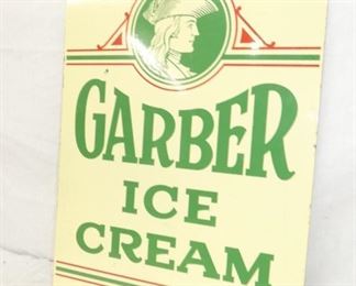 VIEW 6 PORC. GARBER ICE CREAM SIGN