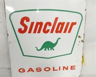 PORC. SINCLAIR PUMP PLATE W/ DINO