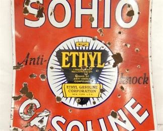 PORC. DS SOHIO GASOLINE SIGN
