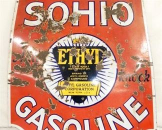 VIEW 5 PORC. DS SOHIO GASOLINE SIGN